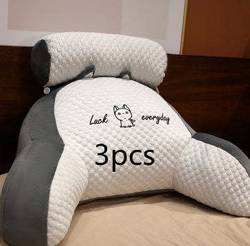 Soft Fluffy Triangle Reading Cushion