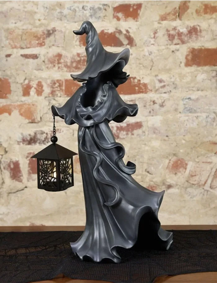 Black Witch With Lantern