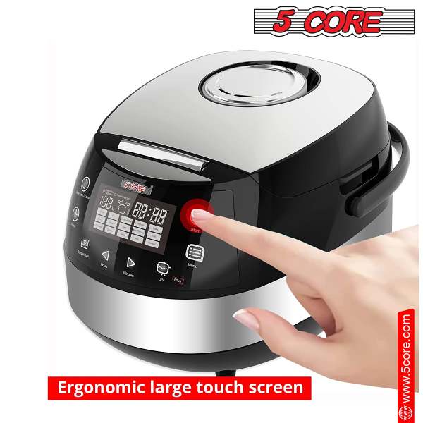 5 Core Asian Rice Cooker Electric Japanese Rice Maker w 17 Preset by Veasoon