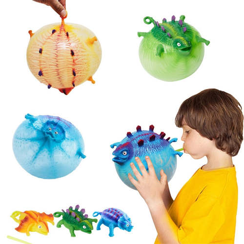 Funny Blowing Animals Inflate Dinosaur Vent Balls