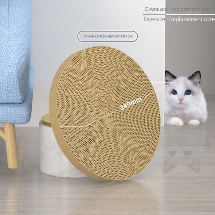 Round Cat Scratching Board