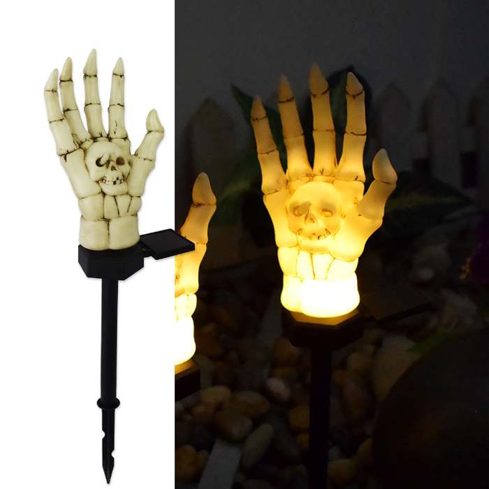 Bone Hand Halloween Plug-In Floor Lamp