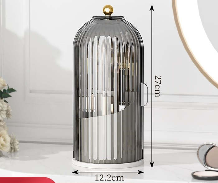 Stylish 360° Rotating Makeup Organizer