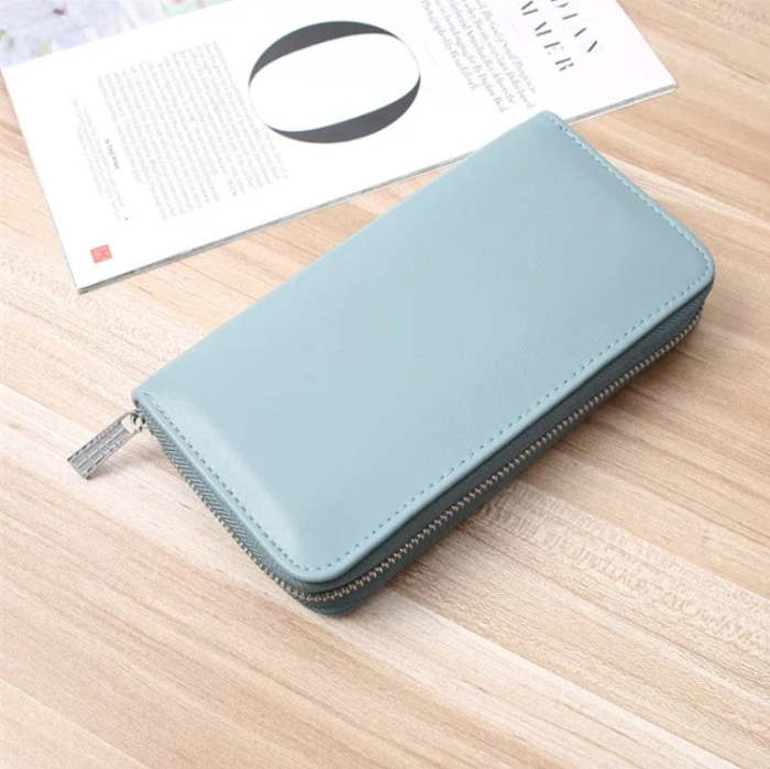 Unisex Anti-Credit Card Fraud Multi-Compartment Wallet