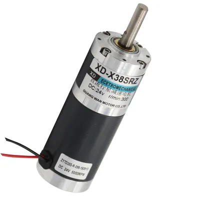 High Torque DC Gear Motor 12/24W Permanent Magnet Gear Motor CW/CCW Low Speed Motor 10-600rpm