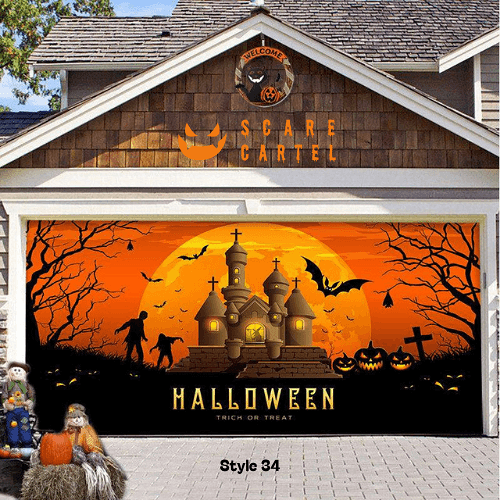 2024 Garage Door Halloween Cover