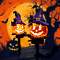 1 PC Witch Pumpkin Halloween Plug-In Floor Lamp