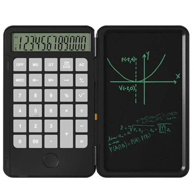 Calculator With Integrated Smart LCD Notepad