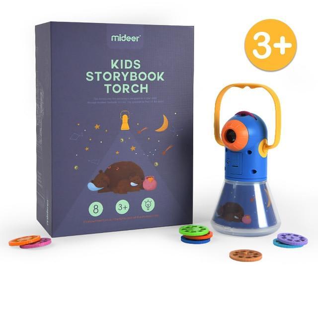 Story Projection Flashlight Torch With Night Light