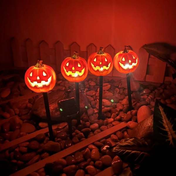 Witch Pumpkin Halloween Plug-In Floor Lamp