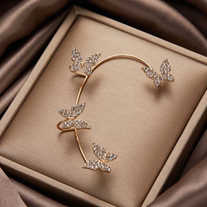 Butterfly Non Piercing Ear Cuff Earrings