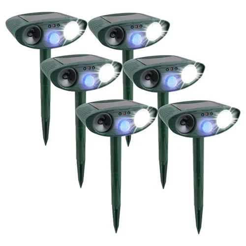 Solar Powered Ultrasonic Deer Repellent- Get Rid of Deer in 48 Hours