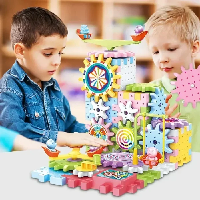 Educational STEM Electric Gears Blocks Toy