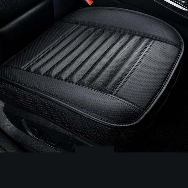 Leather Charcoal Car Seat Cushion