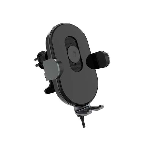 Auto-Clamping Qi Car Wireless Charger 10W/7.5W/5W Air Vent Dashboard Car Mount Compatible/w iPhone 12 Series/X/XR/11/8, Galaxy Note10/S10/S20 Series