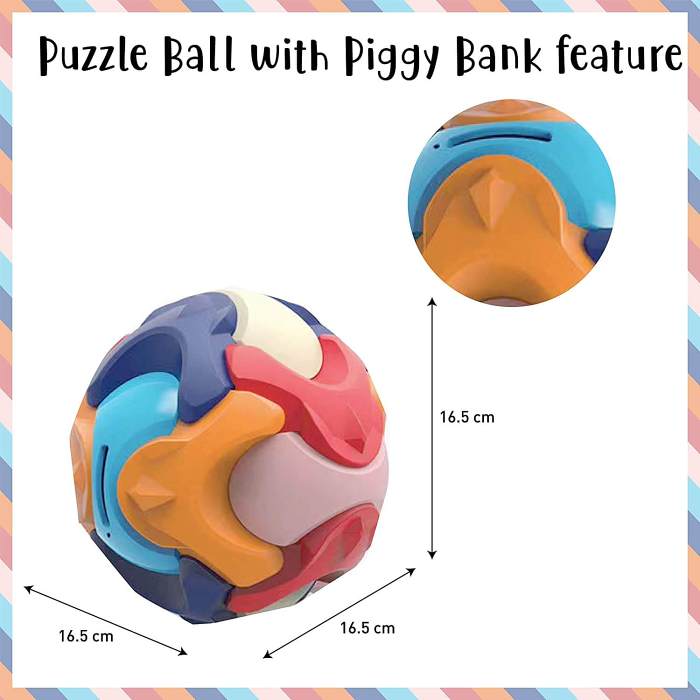 Puzzle Ball Matching Game, Fidget Toys Stress Reliever Magic Ball