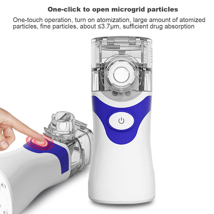 Portable Handheld Ultrasonic Compressor Nebulizer Machine Cool Mist Inhaler Kit for Home and Travel