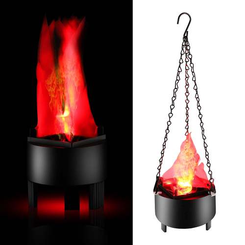 LED Fake Fire Flame 3D Flickering Fire Hanging Flame Light for Bar Stage Holiday Decoration