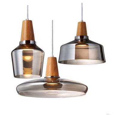 Modern LED Glass Pendant Light Fixture