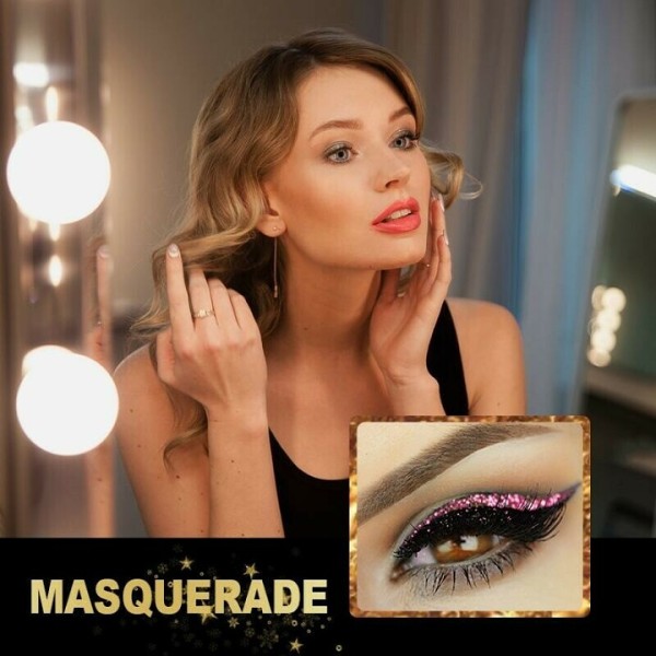 Waterproof&Reusable Eyeliner And Eyelash Stickers（4 PAIRS）