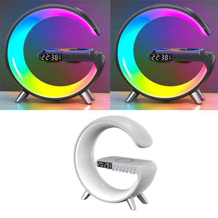 G Shaped LED Light Bluetooth Speakers - Smart Wireless Sound-Activated by Veasoon