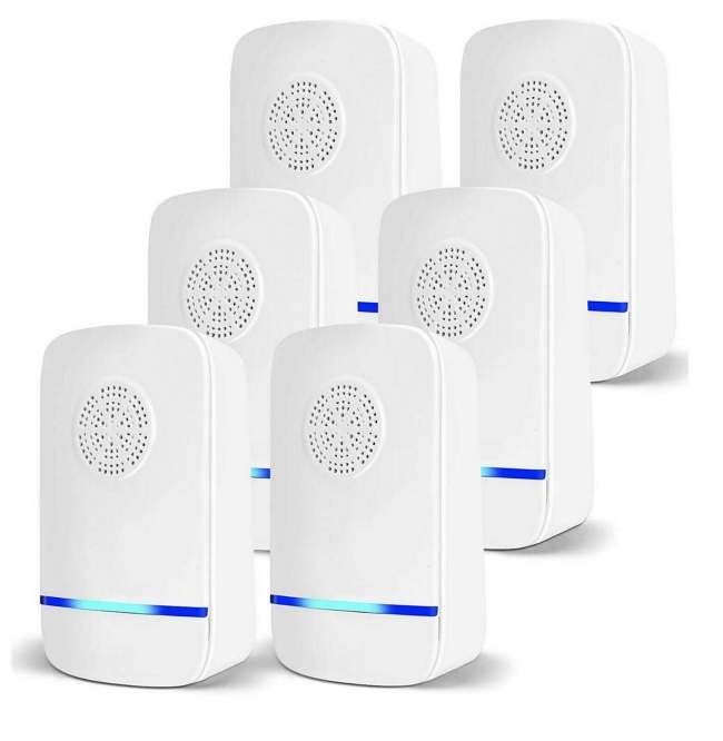 Ultrasonic Mice Pest Rodent Repellent Deterrent | Wide Range Pest Control 6 PCS
