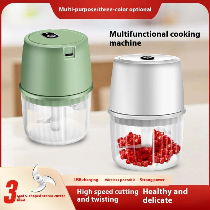 Wireless Garlic Press & Food Chopper