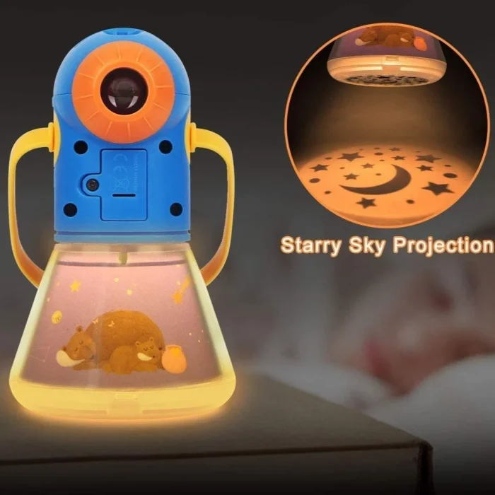 Story Projection Flashlight Torch With Night Light
