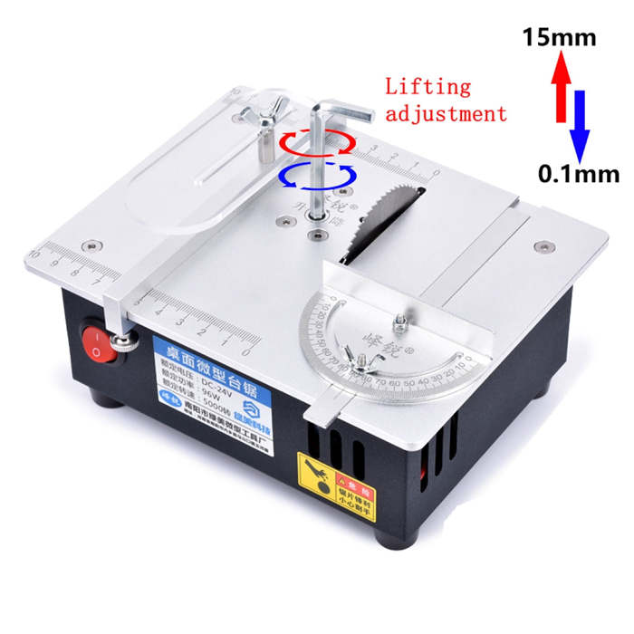 96W Mini Precision Table Saws Multifunctional Wood Working Bench 5000 RPM Lathe Electric Polisher Grinder