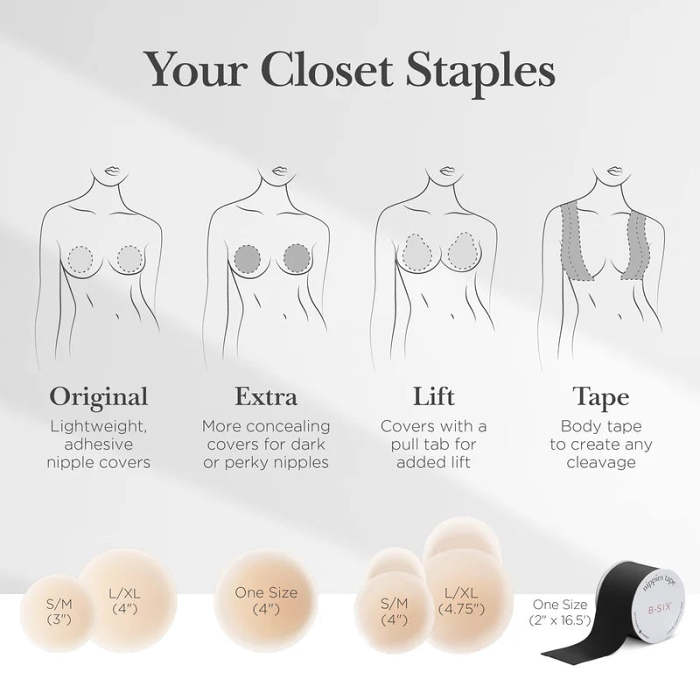 Invisible Chest Stickers