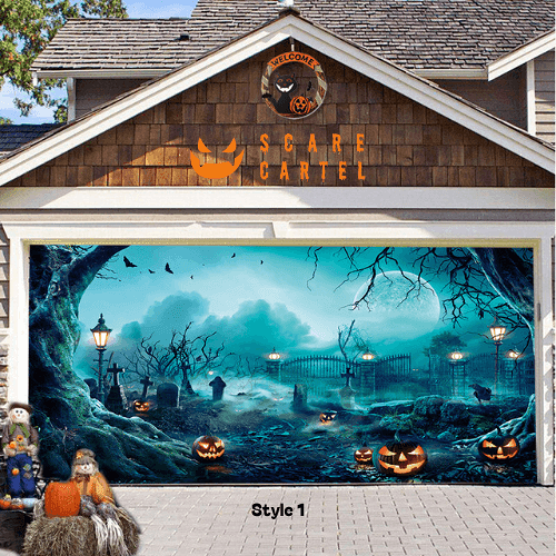 2024 Garage Door Halloween Cover