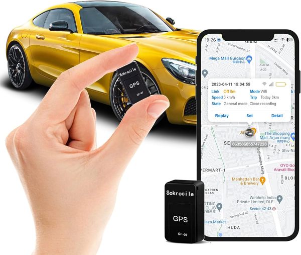 2 Packs Magnetic Mini GPS Tracker Real-Time Voice Recording
