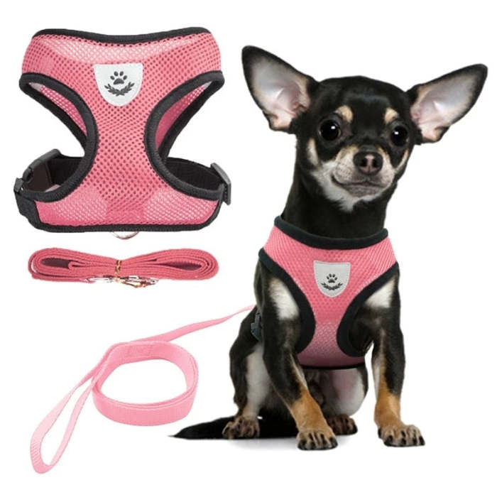 Cat Dog Harness Adjustable Vest Walking