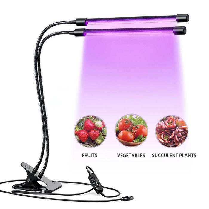 LED Grow Light USB Phyto Lamp Full Spectrum | Fitolampy with Control by Veasoon