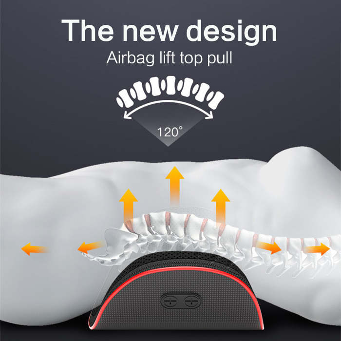 Electric Lumbar Traction Device with Vibration Massage