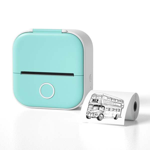 Portable Mini Thermal Label Printer: Bluetooth Connectivity