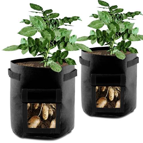 2 PCS Grow Planter Bags Garden Planting Pots for Potato Vegetables Growing Healthy