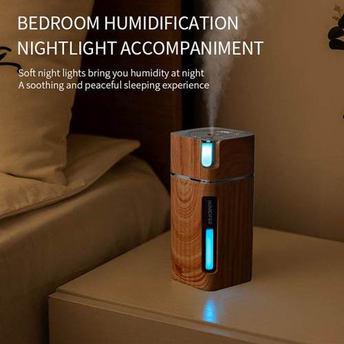 Ultrasonic Air Humidifier USB Mini Mist Maker LED Light by Veasoon