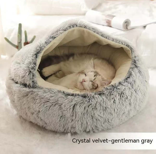 2-in-1 Pet Winter Bed
