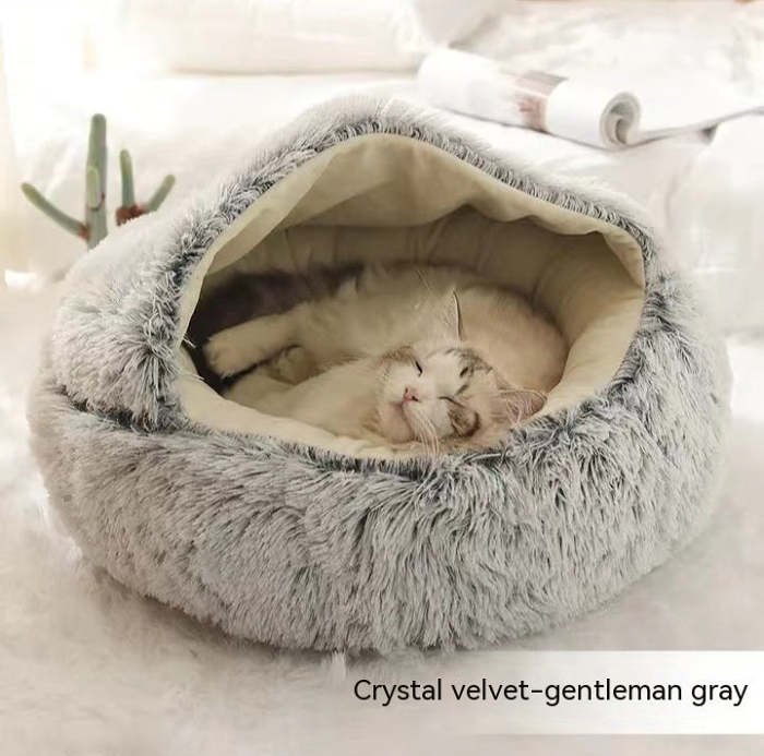 2-in-1 Pet Winter Bed