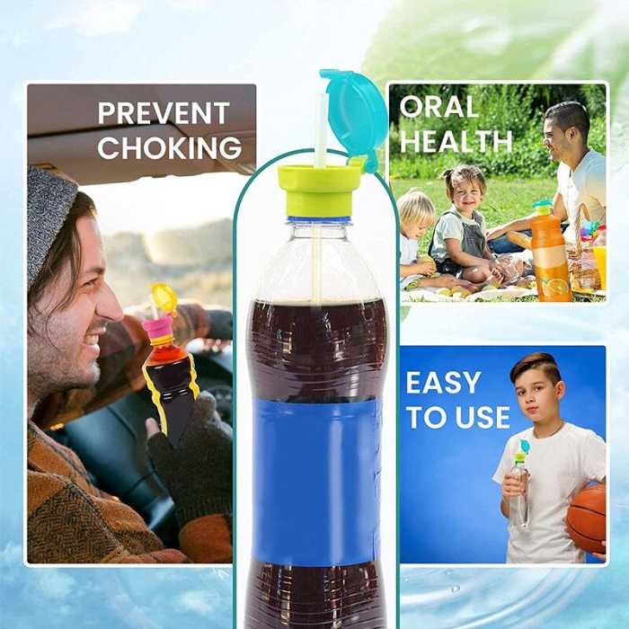 Portable Anti-Choking Straw Lid