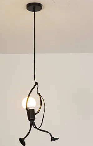 LED Metal Man Pendant by Veasoon