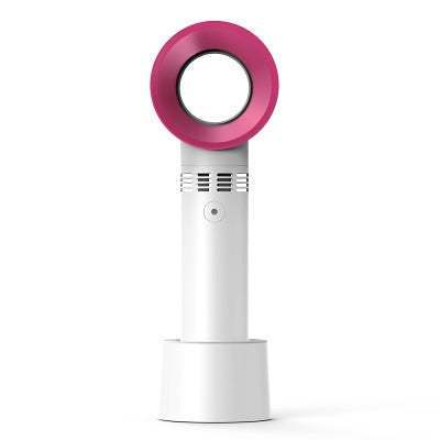 Rechargeable USB Bladeless Fan Portable Handheld Cooling Desk Mini Fan by Veasoon