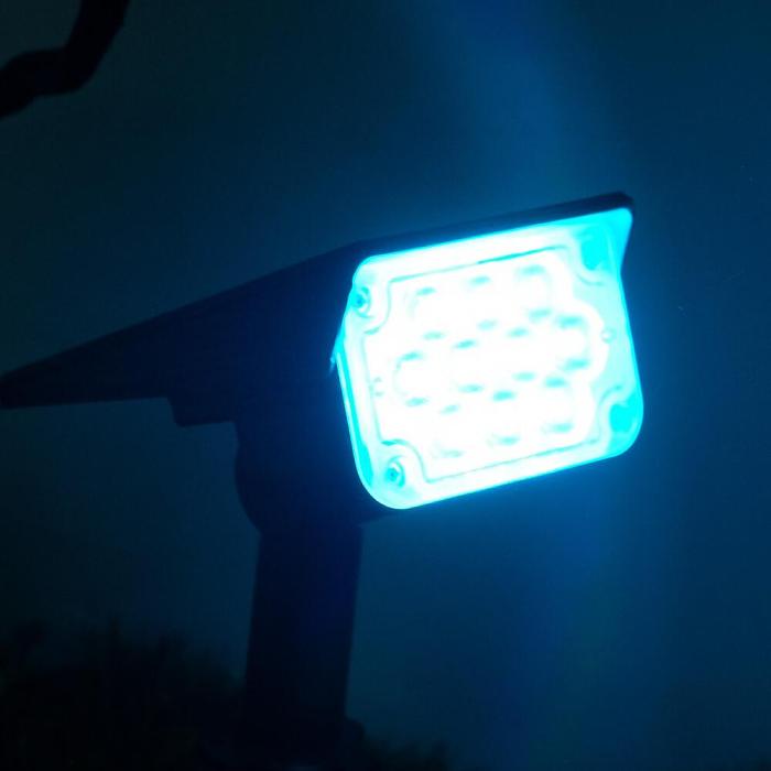 Multi Colored Solar Landscape Spotlights