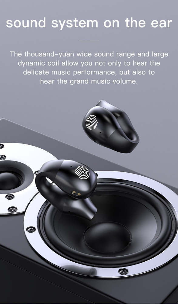 2023 Wireless Ear Clip Bone Conduction Headphones