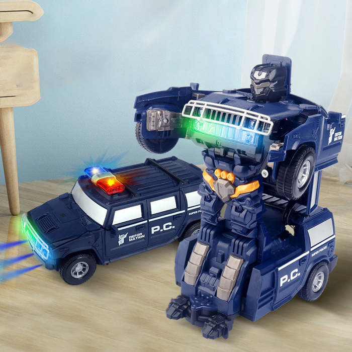 Transforming Robot Model Toy Car