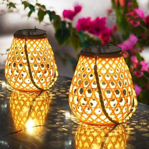 Outdoor Solar Lantern  - Waterproof Hanging Solar LED Lanterns Decor