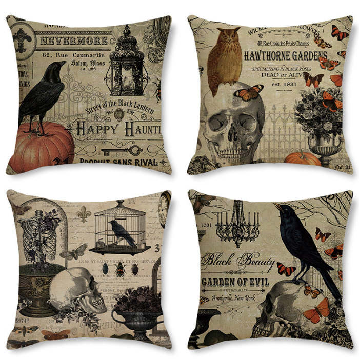 Pilloweep Halloween Sofa Pillowcase Collection in 40/45/50/60cm Sizes