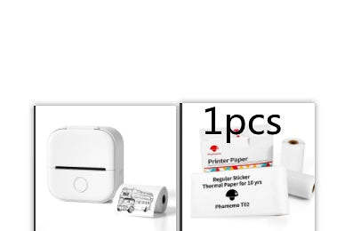 Portable Mini Thermal Label Printer: Bluetooth Connectivity