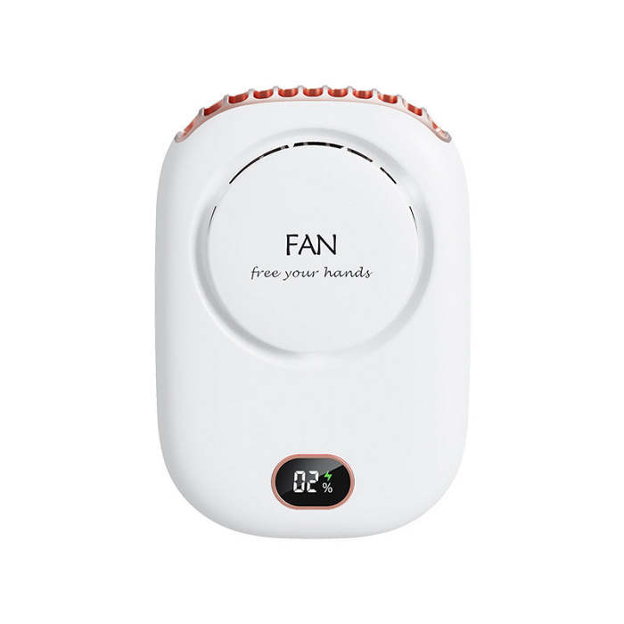 Silent Leafless Neck Fan with Digital Display